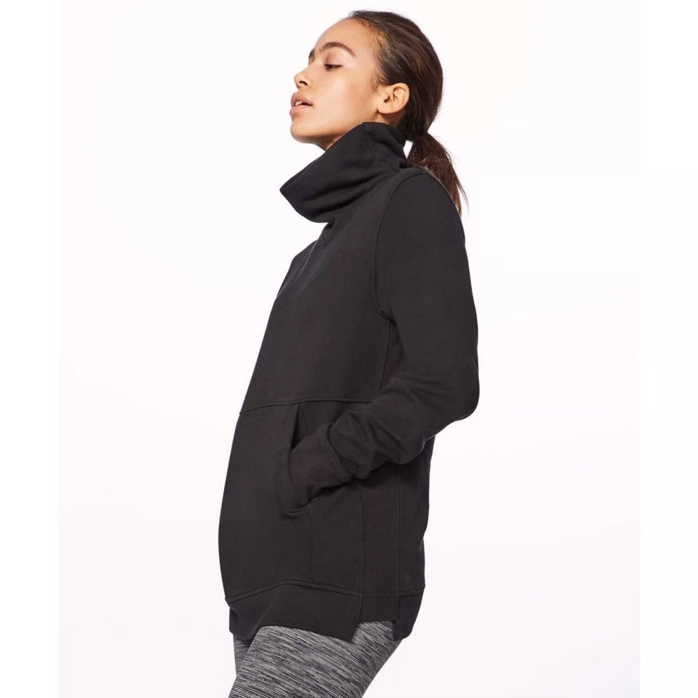 lululemon athletica Black Cowl Neck Top